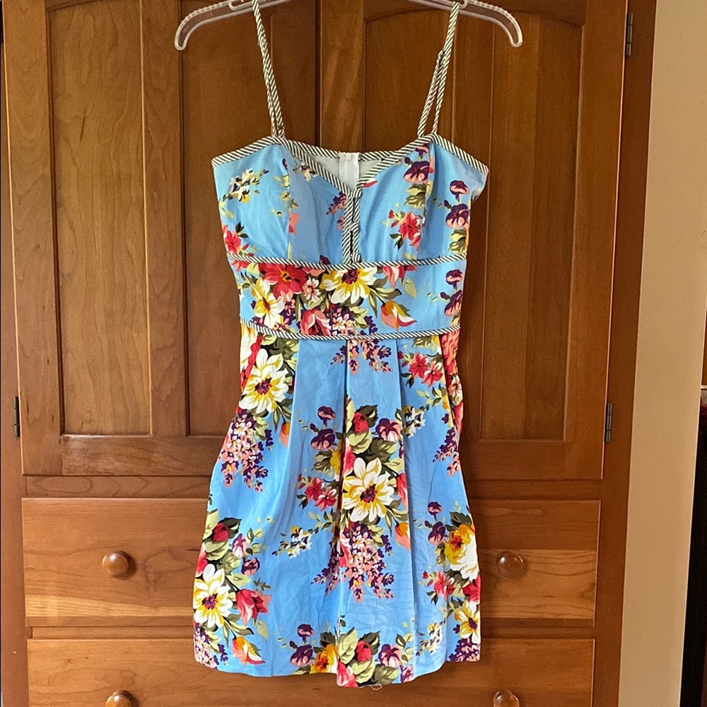 Alyn Paige floral dress